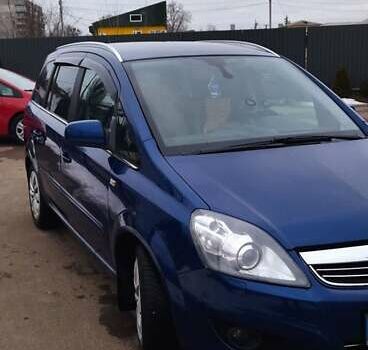 Синий Опель Зафира, объемом двигателя 1.7 л и пробегом 360 тыс. км за 6200 $, фото 11 на Automoto.ua