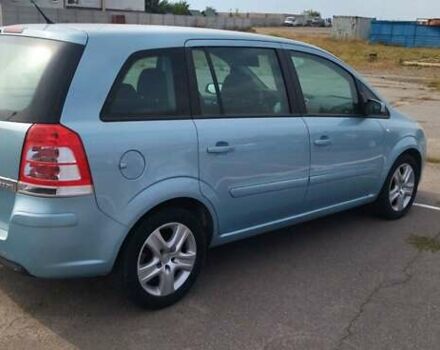 Синий Опель Зафира, объемом двигателя 1.6 л и пробегом 192 тыс. км за 6000 $, фото 3 на Automoto.ua