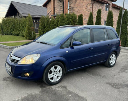 Синий Опель Зафира, объемом двигателя 1.7 л и пробегом 294 тыс. км за 4800 $, фото 1 на Automoto.ua