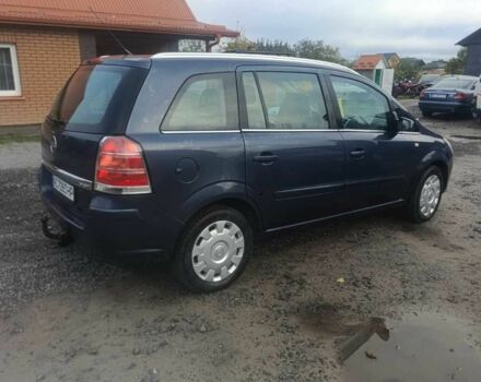 Синий Опель Зафира, объемом двигателя 1.9 л и пробегом 3 тыс. км за 6300 $, фото 3 на Automoto.ua