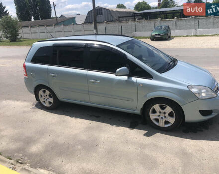 Синий Опель Зафира, объемом двигателя 1.69 л и пробегом 188 тыс. км за 6800 $, фото 2 на Automoto.ua