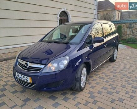 Синий Опель Зафира, объемом двигателя 1.6 л и пробегом 264 тыс. км за 5650 $, фото 66 на Automoto.ua
