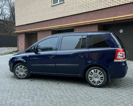 Синий Опель Зафира, объемом двигателя 1.6 л и пробегом 163 тыс. км за 6150 $, фото 22 на Automoto.ua