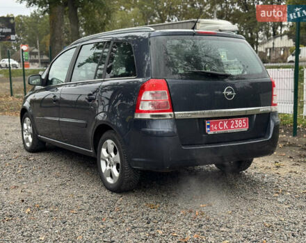 Синий Опель Зафира, объемом двигателя 1.6 л и пробегом 197 тыс. км за 6700 $, фото 3 на Automoto.ua