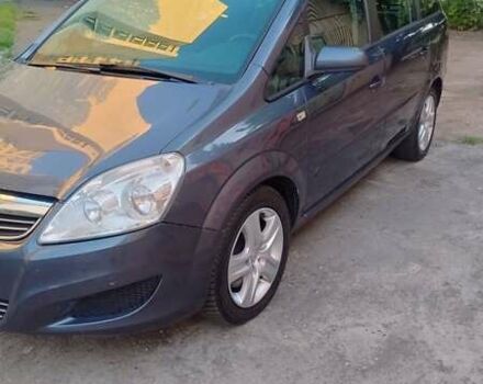 Синий Опель Зафира, объемом двигателя 1.69 л и пробегом 284 тыс. км за 6800 $, фото 8 на Automoto.ua