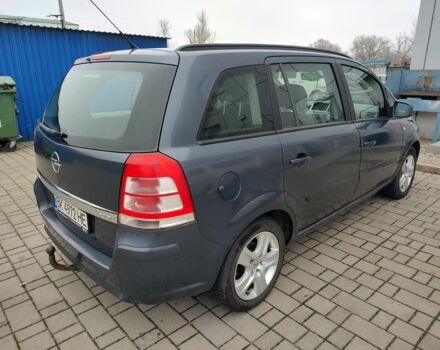 Синий Опель Зафира, объемом двигателя 1.7 л и пробегом 260 тыс. км за 6600 $, фото 4 на Automoto.ua