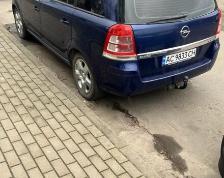 Синий Опель Зафира, объемом двигателя 1.9 л и пробегом 277 тыс. км за 6500 $, фото 7 на Automoto.ua