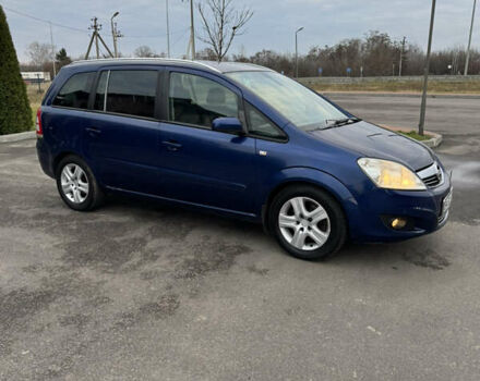 Синий Опель Зафира, объемом двигателя 1.7 л и пробегом 294 тыс. км за 4800 $, фото 8 на Automoto.ua