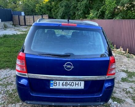 Синий Опель Зафира, объемом двигателя 1.7 л и пробегом 287 тыс. км за 5600 $, фото 4 на Automoto.ua
