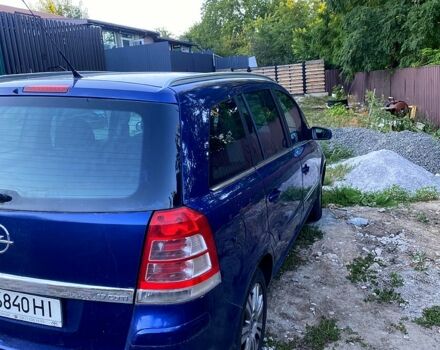 Синий Опель Зафира, объемом двигателя 1.7 л и пробегом 287 тыс. км за 5600 $, фото 3 на Automoto.ua