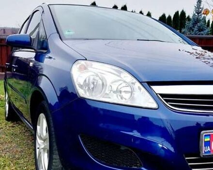 Синий Опель Зафира, объемом двигателя 1.6 л и пробегом 227 тыс. км за 6399 $, фото 2 на Automoto.ua