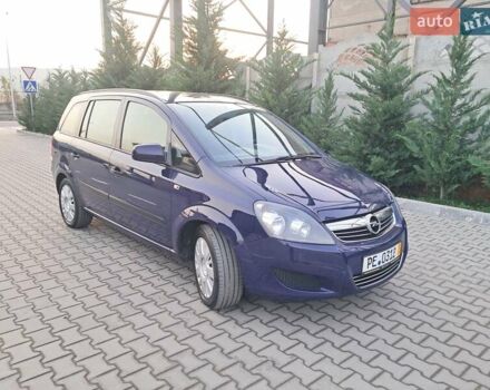 Синий Опель Зафира, объемом двигателя 1.6 л и пробегом 264 тыс. км за 5650 $, фото 73 на Automoto.ua