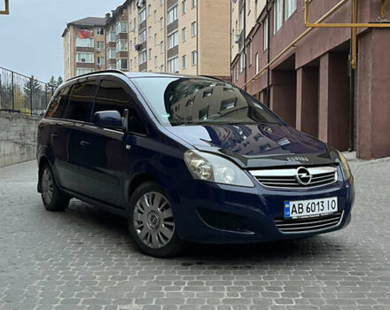 Синий Опель Зафира, объемом двигателя 1.6 л и пробегом 163 тыс. км за 6150 $, фото 19 на Automoto.ua
