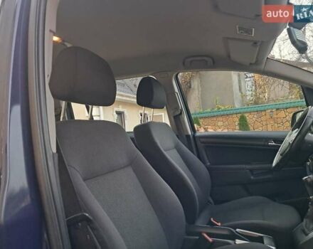 Синий Опель Зафира, объемом двигателя 1.6 л и пробегом 264 тыс. км за 5650 $, фото 46 на Automoto.ua