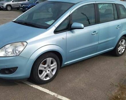 Синий Опель Зафира, объемом двигателя 1.6 л и пробегом 192 тыс. км за 6000 $, фото 7 на Automoto.ua