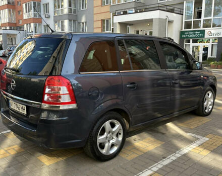 Синий Опель Зафира, объемом двигателя 1.7 л и пробегом 248 тыс. км за 7150 $, фото 3 на Automoto.ua