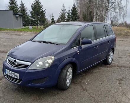 Синий Опель Зафира, объемом двигателя 1.7 л и пробегом 280 тыс. км за 6716 $, фото 6 на Automoto.ua