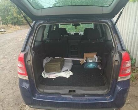 Синий Опель Зафира, объемом двигателя 1.7 л и пробегом 277 тыс. км за 6500 $, фото 10 на Automoto.ua