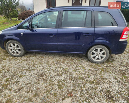 Синий Опель Зафира, объемом двигателя 1.6 л и пробегом 333 тыс. км за 6200 $, фото 12 на Automoto.ua