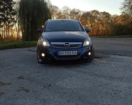 Синий Опель Зафира, объемом двигателя 1.7 л и пробегом 357 тыс. км за 6500 $, фото 1 на Automoto.ua