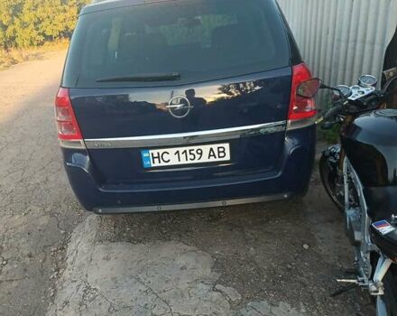 Синий Опель Зафира, объемом двигателя 1.7 л и пробегом 277 тыс. км за 6500 $, фото 2 на Automoto.ua
