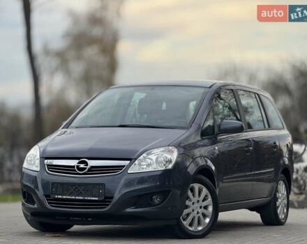 Синий Опель Зафира, объемом двигателя 1.6 л и пробегом 182 тыс. км за 6950 $, фото 5 на Automoto.ua
