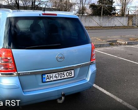 Синий Опель Зафира, объемом двигателя 1.6 л и пробегом 306 тыс. км за 6800 $, фото 4 на Automoto.ua