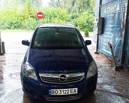 Синий Опель Зафира, объемом двигателя 1.7 л и пробегом 357 тыс. км за 6500 $, фото 15 на Automoto.ua