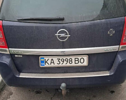 Синий Опель Зафира, объемом двигателя 1.69 л и пробегом 338 тыс. км за 7500 $, фото 3 на Automoto.ua