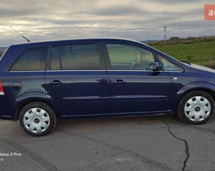 Синий Опель Зафира, объемом двигателя 1.69 л и пробегом 240 тыс. км за 6900 $, фото 7 на Automoto.ua