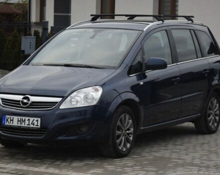 Синий Опель Зафира, объемом двигателя 1.8 л и пробегом 188 тыс. км за 4950 $, фото 1 на Automoto.ua