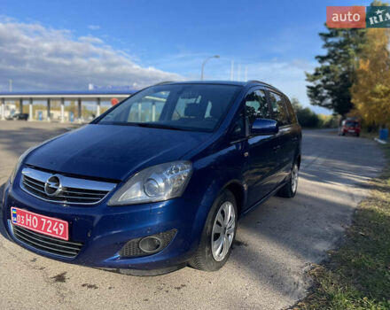 Синій Опель Зафіра, об'ємом двигуна 1.7 л та пробігом 193 тис. км за 6600 $, фото 4 на Automoto.ua