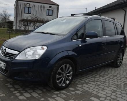 Синий Опель Зафира, объемом двигателя 1.8 л и пробегом 188 тыс. км за 4950 $, фото 2 на Automoto.ua