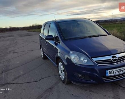 Синий Опель Зафира, объемом двигателя 1.69 л и пробегом 240 тыс. км за 6900 $, фото 2 на Automoto.ua
