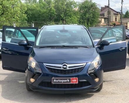 Синий Опель Зафира, объемом двигателя 1.4 л и пробегом 196 тыс. км за 10190 $, фото 13 на Automoto.ua