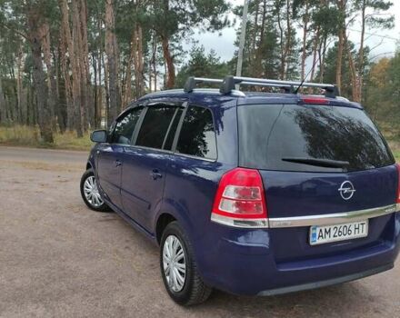 Синій Опель Зафіра, об'ємом двигуна 1.6 л та пробігом 237 тис. км за 7000 $, фото 14 на Automoto.ua