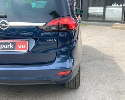 Синий Опель Зафира, объемом двигателя 1.4 л и пробегом 196 тыс. км за 10190 $, фото 10 на Automoto.ua