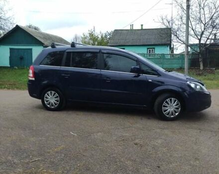 Синій Опель Зафіра, об'ємом двигуна 1.6 л та пробігом 237 тис. км за 7000 $, фото 3 на Automoto.ua