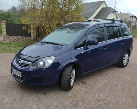 Синій Опель Зафіра, об'ємом двигуна 1.6 л та пробігом 237 тис. км за 7000 $, фото 19 на Automoto.ua