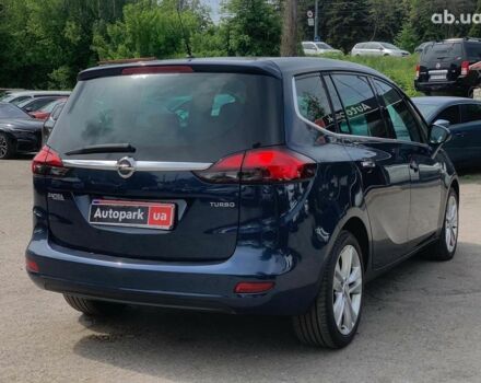 Синий Опель Зафира, объемом двигателя 1.4 л и пробегом 196 тыс. км за 10190 $, фото 4 на Automoto.ua