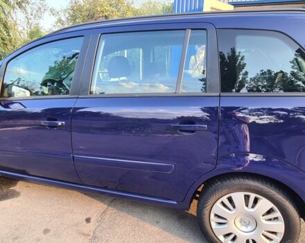 Синий Опель Зафира, объемом двигателя 1.6 л и пробегом 188 тыс. км за 7300 $, фото 3 на Automoto.ua