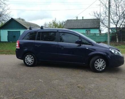 Синій Опель Зафіра, об'ємом двигуна 1.6 л та пробігом 237 тис. км за 7000 $, фото 6 на Automoto.ua