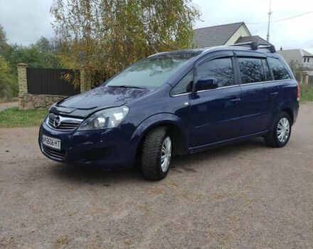 Синій Опель Зафіра, об'ємом двигуна 1.6 л та пробігом 237 тис. км за 7000 $, фото 23 на Automoto.ua