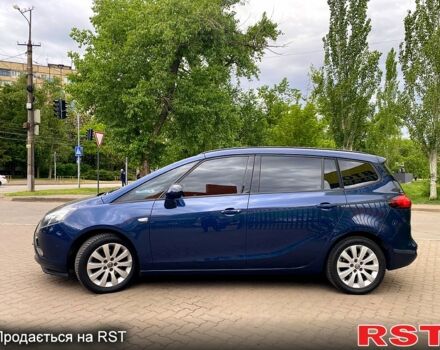 Синий Опель Зафира, объемом двигателя 1.4 л и пробегом 125 тыс. км за 9200 $, фото 2 на Automoto.ua