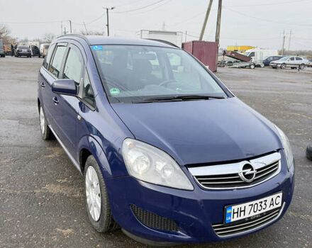 Синий Опель Зафира, объемом двигателя 1.6 л и пробегом 192 тыс. км за 7250 $, фото 2 на Automoto.ua