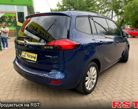 Синий Опель Зафира, объемом двигателя 1.4 л и пробегом 125 тыс. км за 9200 $, фото 4 на Automoto.ua