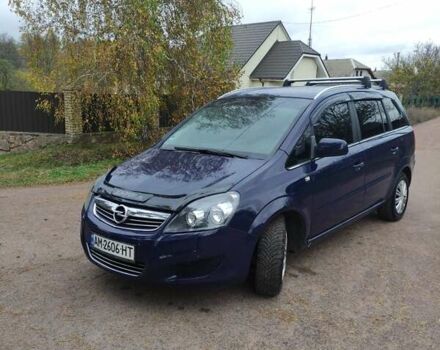 Синій Опель Зафіра, об'ємом двигуна 1.6 л та пробігом 237 тис. км за 7000 $, фото 22 на Automoto.ua