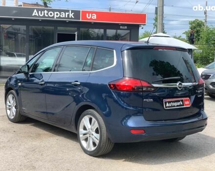 Синий Опель Зафира, объемом двигателя 1.4 л и пробегом 196 тыс. км за 10190 $, фото 6 на Automoto.ua