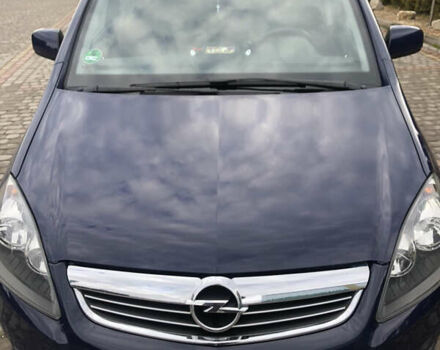 Синий Опель Зафира, объемом двигателя 1.69 л и пробегом 270 тыс. км за 7700 $, фото 9 на Automoto.ua