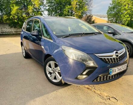Синій Опель Зафіра, об'ємом двигуна 2 л та пробігом 240 тис. км за 7900 $, фото 3 на Automoto.ua